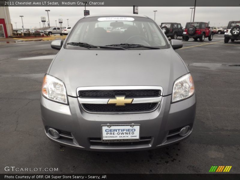 Medium Gray / Charcoal 2011 Chevrolet Aveo LT Sedan