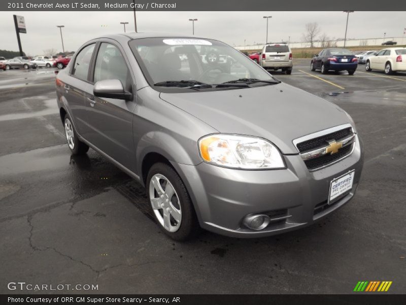 Medium Gray / Charcoal 2011 Chevrolet Aveo LT Sedan