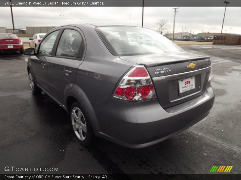 Medium Gray / Charcoal 2011 Chevrolet Aveo LT Sedan