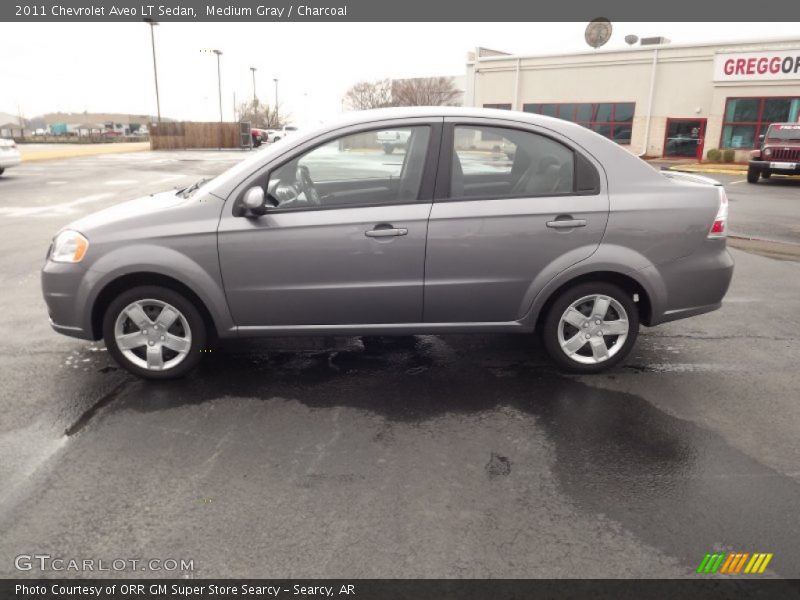 Medium Gray / Charcoal 2011 Chevrolet Aveo LT Sedan