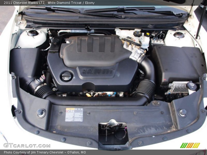 White Diamond Tricoat / Ebony 2011 Chevrolet Malibu LTZ