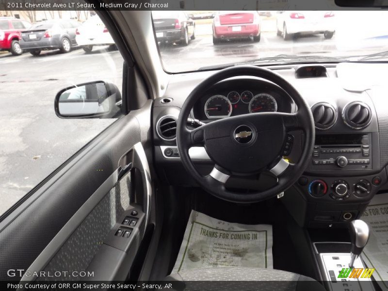 Medium Gray / Charcoal 2011 Chevrolet Aveo LT Sedan