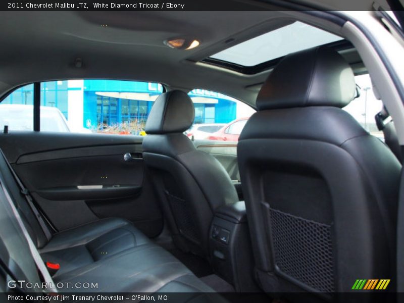 White Diamond Tricoat / Ebony 2011 Chevrolet Malibu LTZ