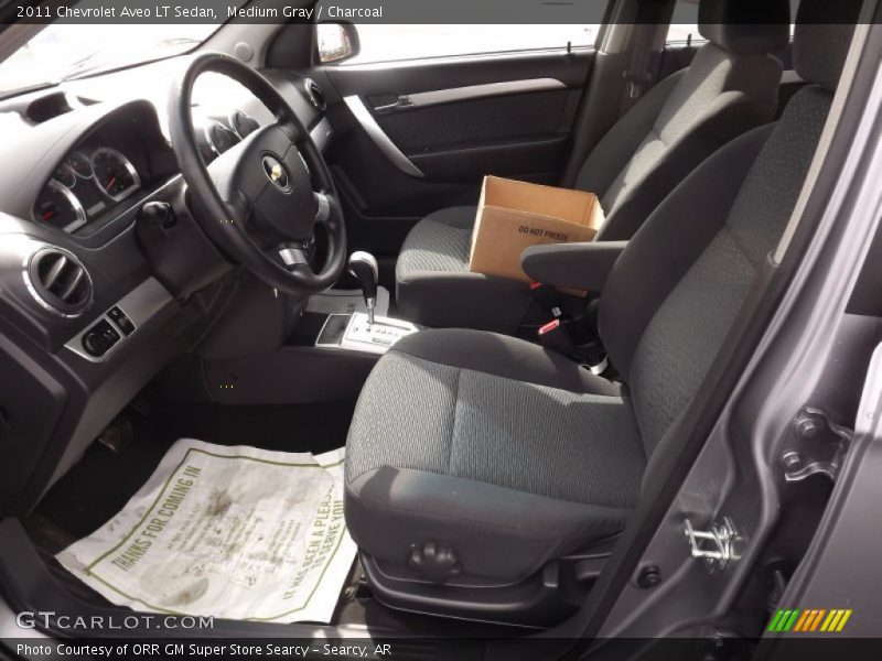 Medium Gray / Charcoal 2011 Chevrolet Aveo LT Sedan