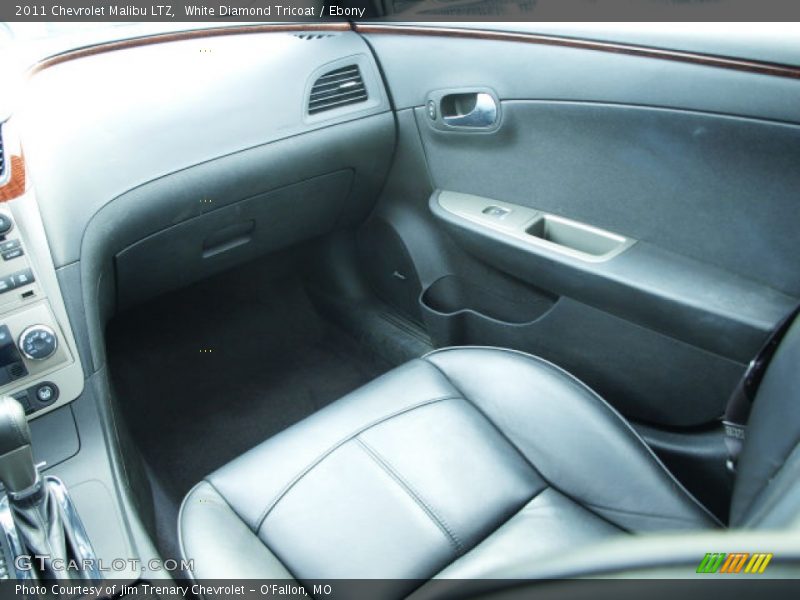 White Diamond Tricoat / Ebony 2011 Chevrolet Malibu LTZ