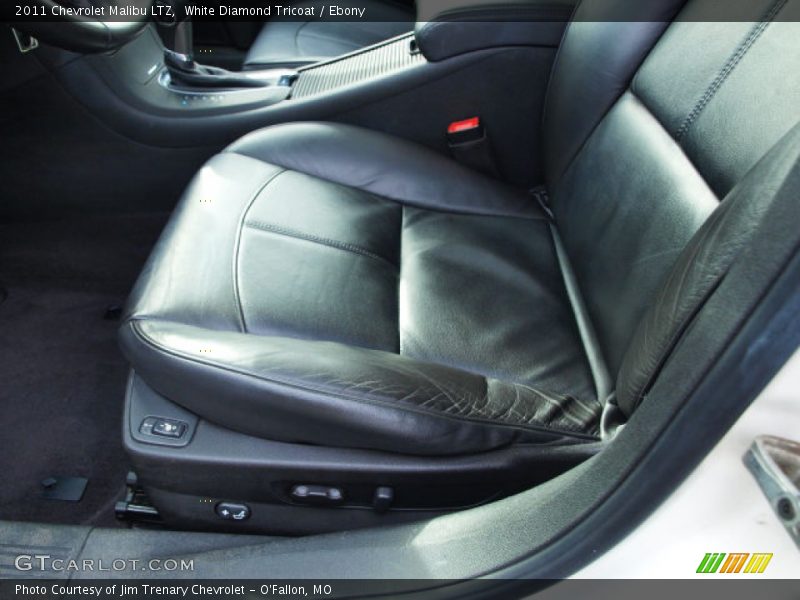 White Diamond Tricoat / Ebony 2011 Chevrolet Malibu LTZ