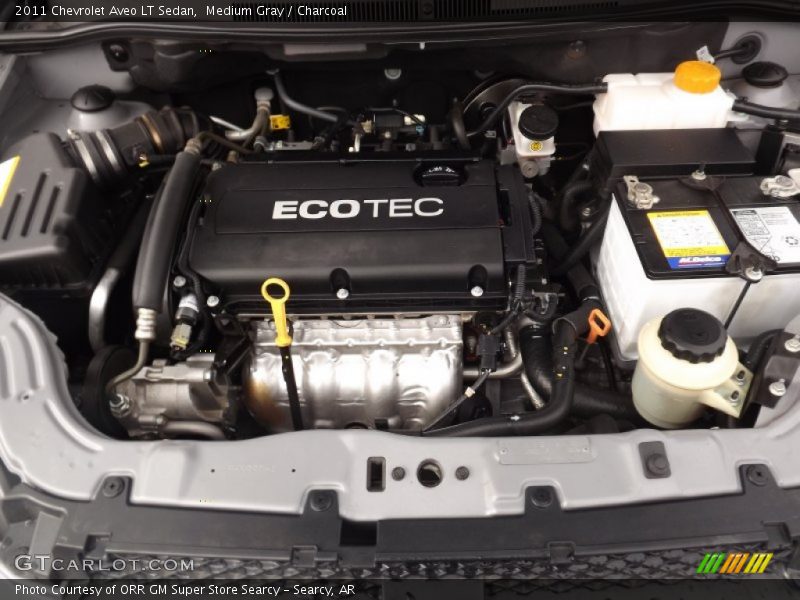 Medium Gray / Charcoal 2011 Chevrolet Aveo LT Sedan