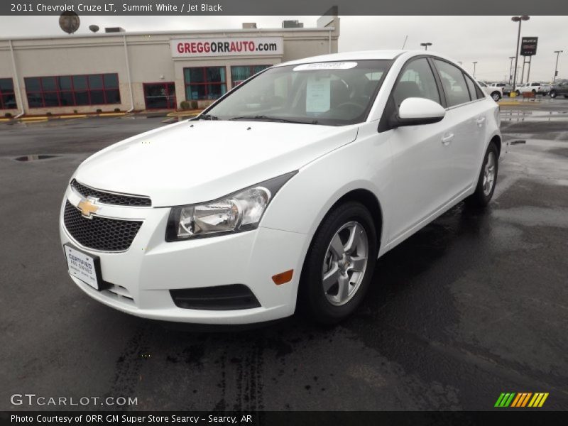 Summit White / Jet Black 2011 Chevrolet Cruze LT