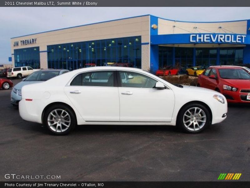 Summit White / Ebony 2011 Chevrolet Malibu LTZ