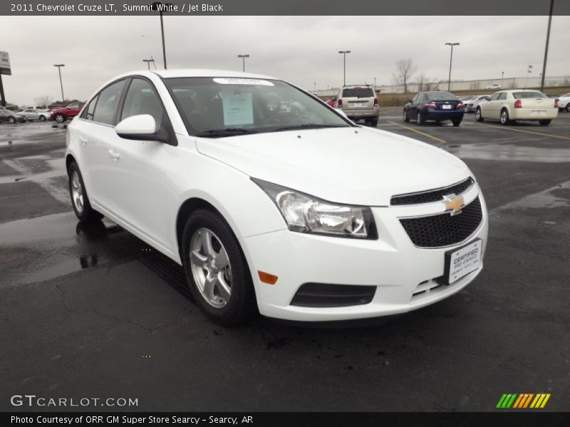 Summit White / Jet Black 2011 Chevrolet Cruze LT