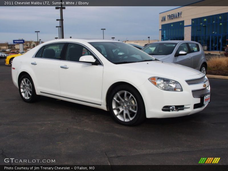 Summit White / Ebony 2011 Chevrolet Malibu LTZ