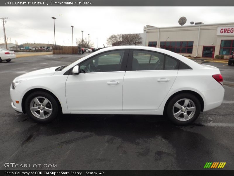 Summit White / Jet Black 2011 Chevrolet Cruze LT