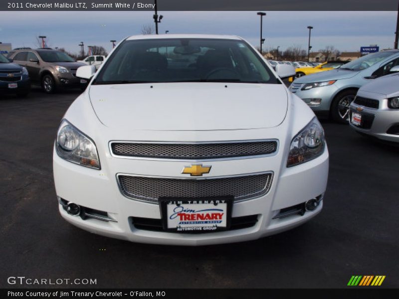 Summit White / Ebony 2011 Chevrolet Malibu LTZ