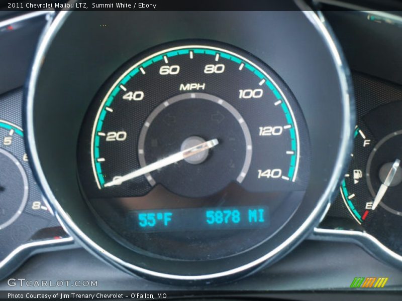 Summit White / Ebony 2011 Chevrolet Malibu LTZ