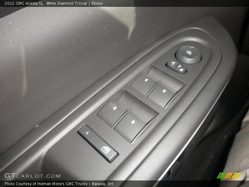 White Diamond Tricoat / Ebony 2012 GMC Acadia SL