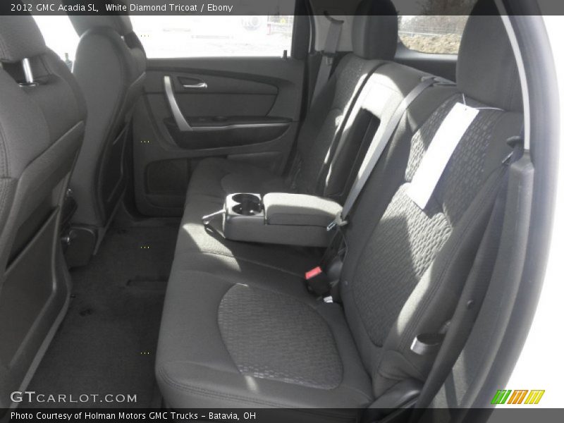 White Diamond Tricoat / Ebony 2012 GMC Acadia SL