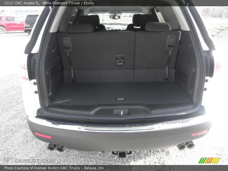White Diamond Tricoat / Ebony 2012 GMC Acadia SL