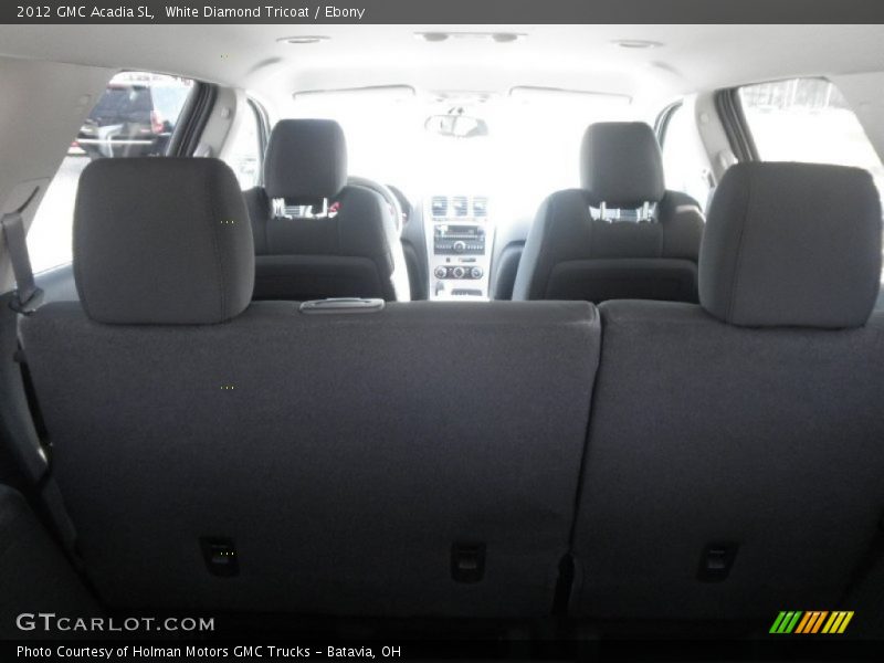 White Diamond Tricoat / Ebony 2012 GMC Acadia SL