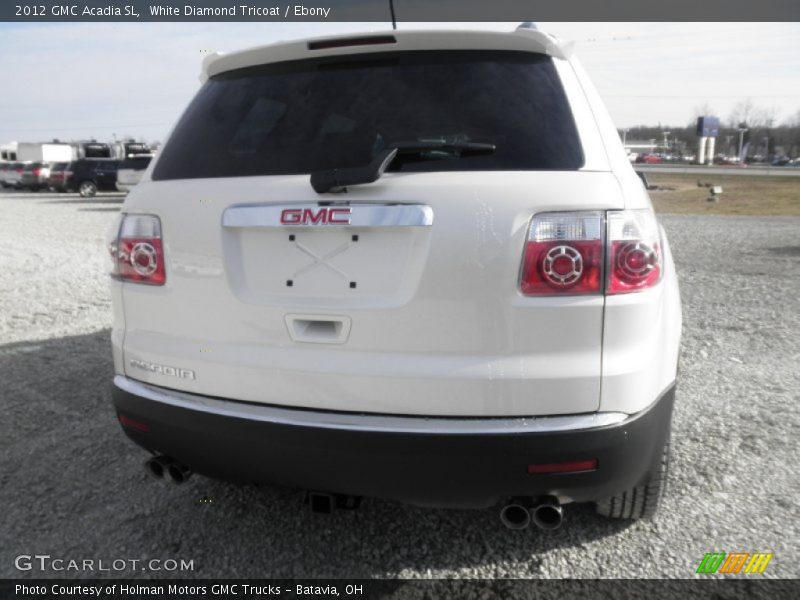 White Diamond Tricoat / Ebony 2012 GMC Acadia SL
