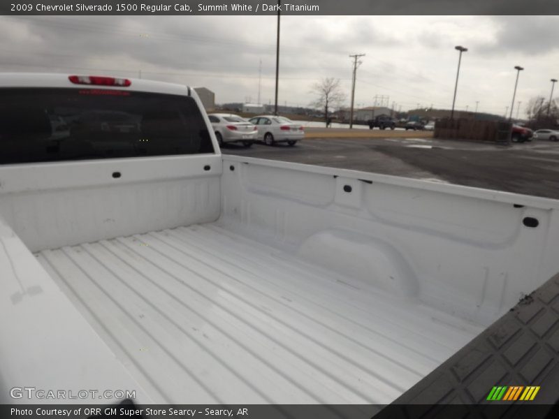 Summit White / Dark Titanium 2009 Chevrolet Silverado 1500 Regular Cab