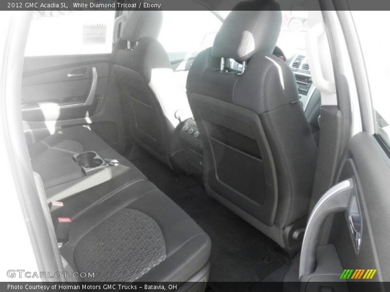 White Diamond Tricoat / Ebony 2012 GMC Acadia SL