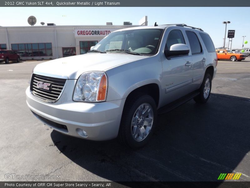 Quicksilver Metallic / Light Titanium 2012 GMC Yukon SLT 4x4