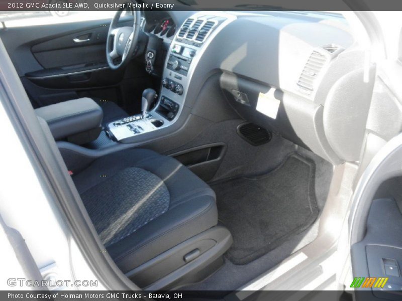 Quicksilver Metallic / Ebony 2012 GMC Acadia SLE AWD