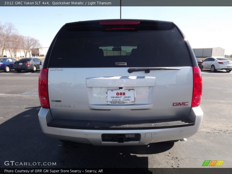 Quicksilver Metallic / Light Titanium 2012 GMC Yukon SLT 4x4