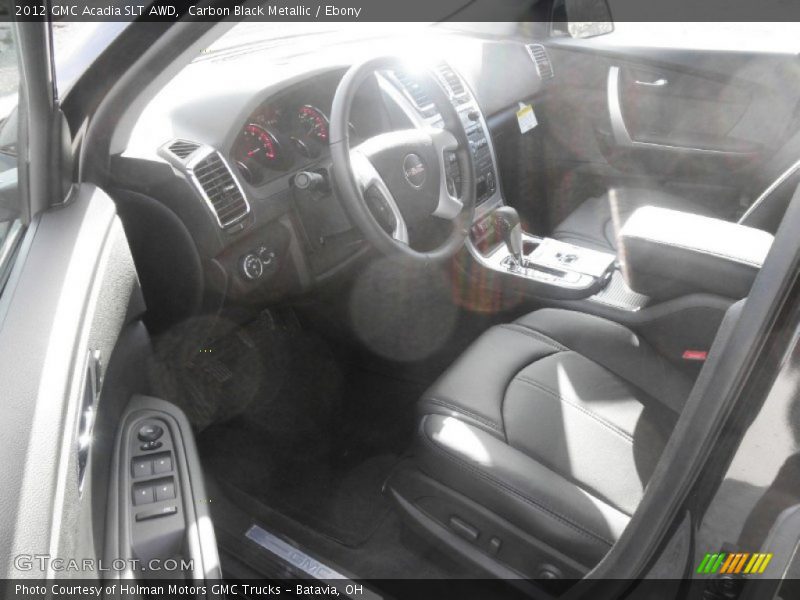 Carbon Black Metallic / Ebony 2012 GMC Acadia SLT AWD