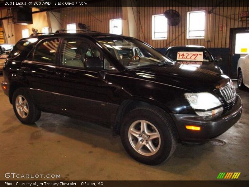 Black Onyx / Ivory 2001 Lexus RX 300 AWD