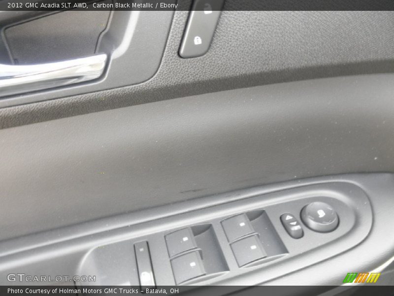 Carbon Black Metallic / Ebony 2012 GMC Acadia SLT AWD