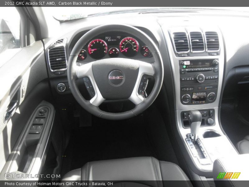 Carbon Black Metallic / Ebony 2012 GMC Acadia SLT AWD