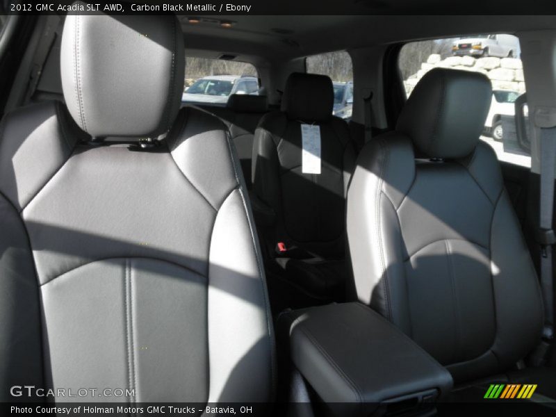 Carbon Black Metallic / Ebony 2012 GMC Acadia SLT AWD