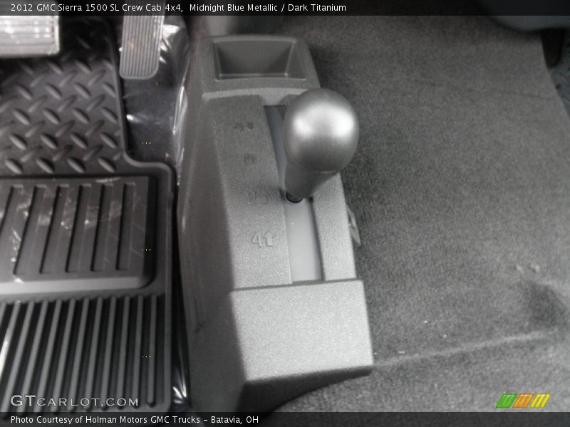 Midnight Blue Metallic / Dark Titanium 2012 GMC Sierra 1500 SL Crew Cab 4x4