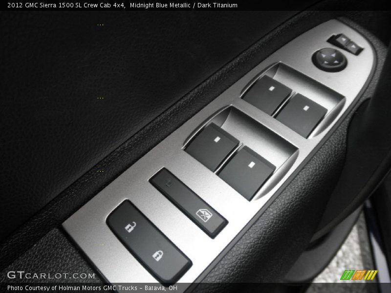 Midnight Blue Metallic / Dark Titanium 2012 GMC Sierra 1500 SL Crew Cab 4x4