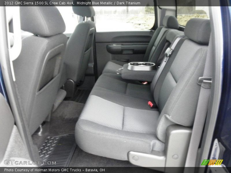 Midnight Blue Metallic / Dark Titanium 2012 GMC Sierra 1500 SL Crew Cab 4x4