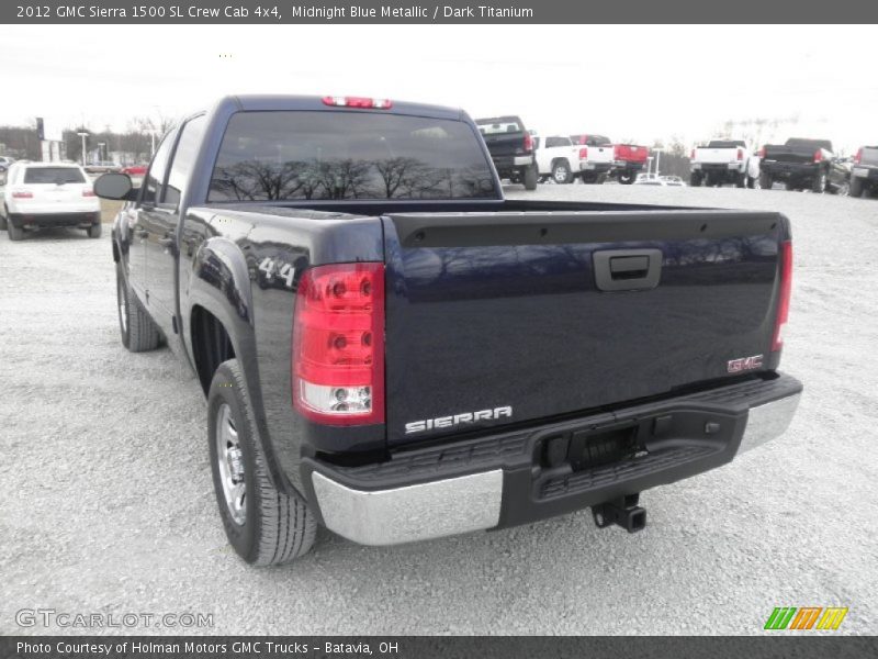 Midnight Blue Metallic / Dark Titanium 2012 GMC Sierra 1500 SL Crew Cab 4x4