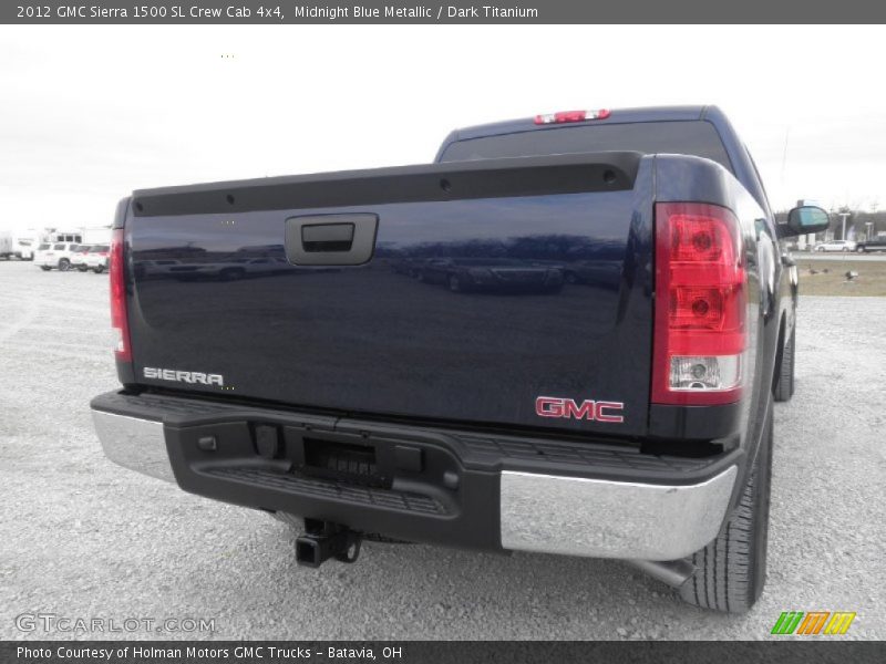 Midnight Blue Metallic / Dark Titanium 2012 GMC Sierra 1500 SL Crew Cab 4x4