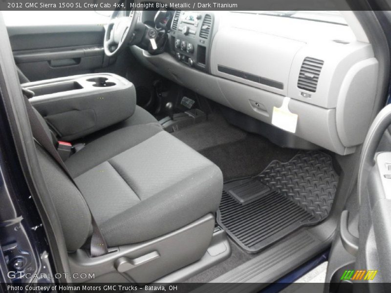 Midnight Blue Metallic / Dark Titanium 2012 GMC Sierra 1500 SL Crew Cab 4x4