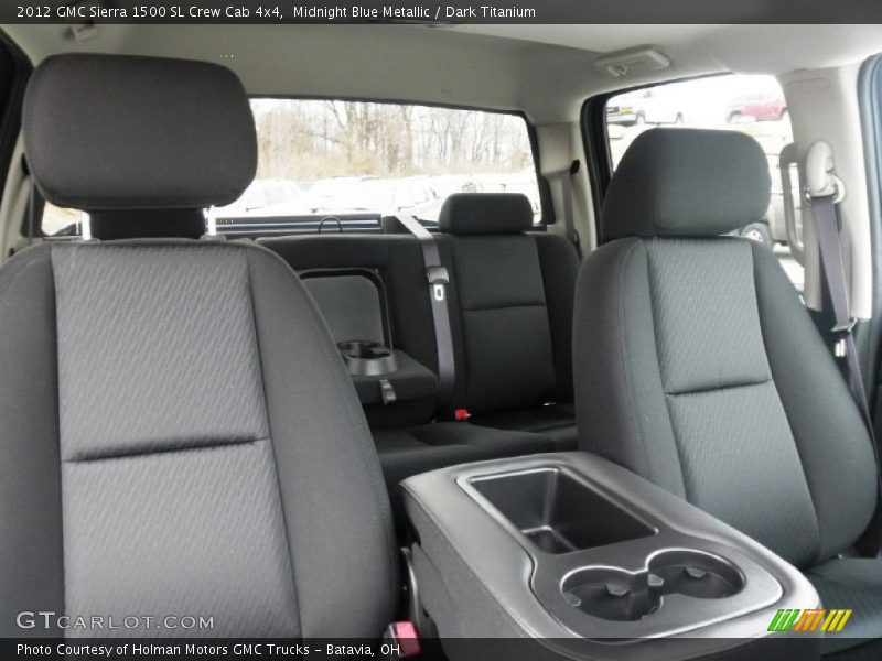 Midnight Blue Metallic / Dark Titanium 2012 GMC Sierra 1500 SL Crew Cab 4x4