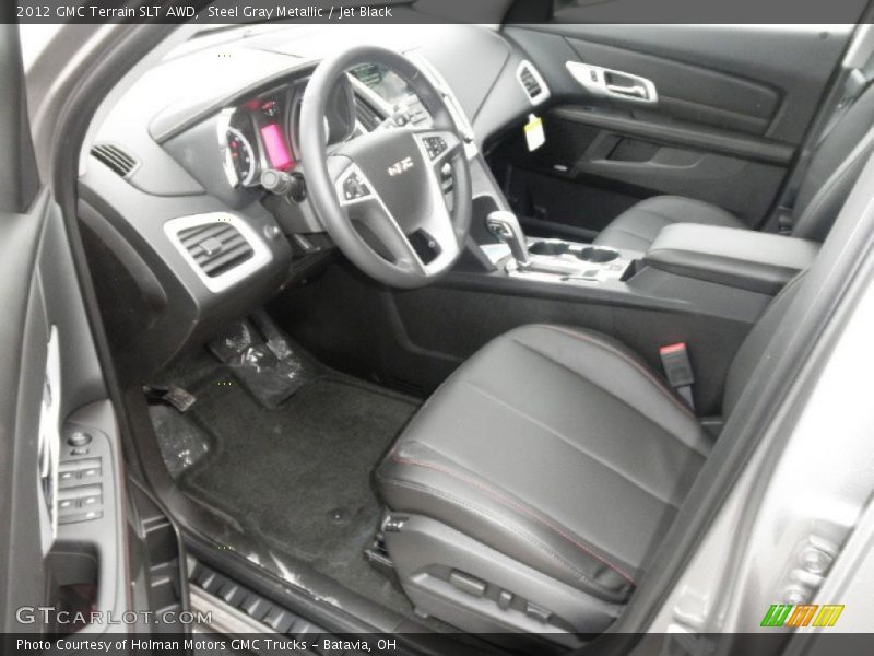 Steel Gray Metallic / Jet Black 2012 GMC Terrain SLT AWD