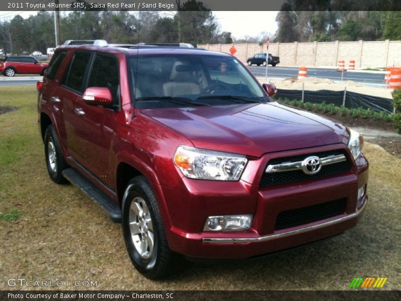 Salsa Red Pearl / Sand Beige 2011 Toyota 4Runner SR5