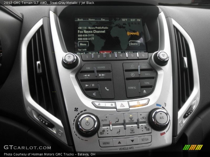 Steel Gray Metallic / Jet Black 2012 GMC Terrain SLT AWD