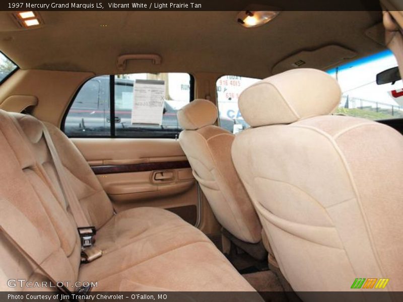 Vibrant White / Light Prairie Tan 1997 Mercury Grand Marquis LS