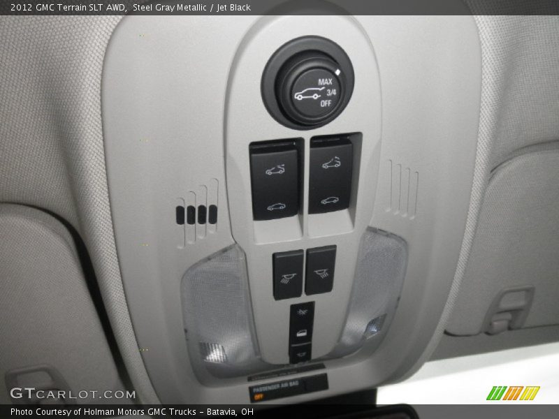 Steel Gray Metallic / Jet Black 2012 GMC Terrain SLT AWD
