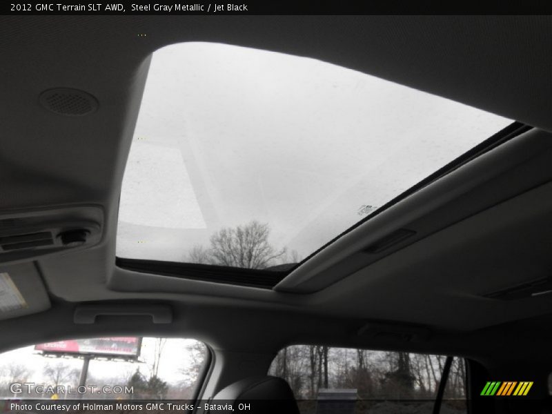Steel Gray Metallic / Jet Black 2012 GMC Terrain SLT AWD