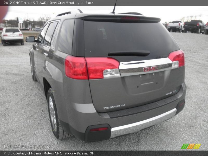 Steel Gray Metallic / Jet Black 2012 GMC Terrain SLT AWD