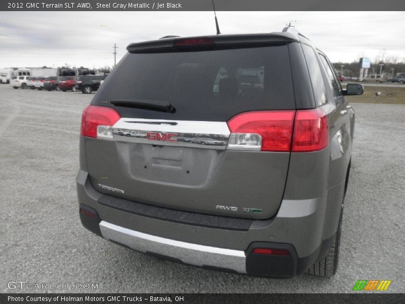 Steel Gray Metallic / Jet Black 2012 GMC Terrain SLT AWD