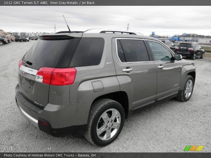 Steel Gray Metallic / Jet Black 2012 GMC Terrain SLT AWD