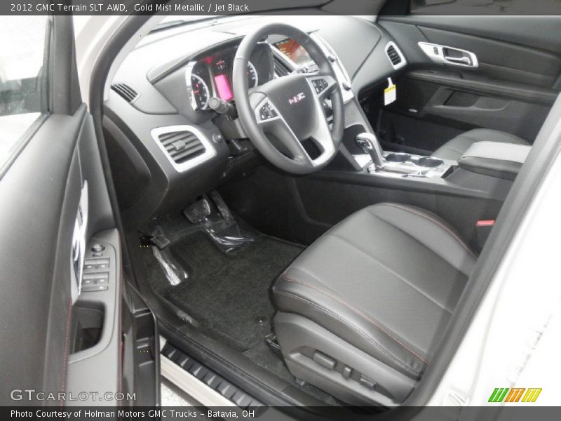 Gold Mist Metallic / Jet Black 2012 GMC Terrain SLT AWD